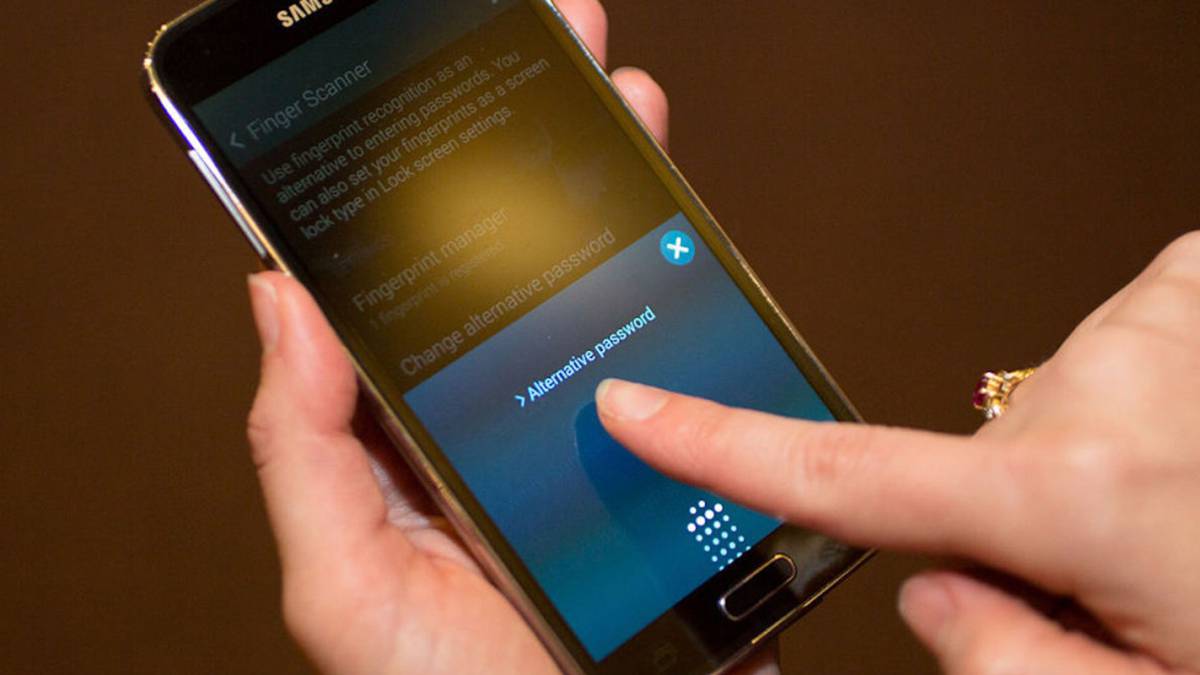 samsung galaxy 8 dedo