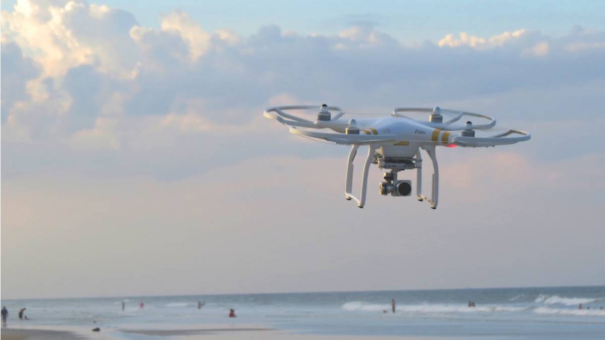 dron playa