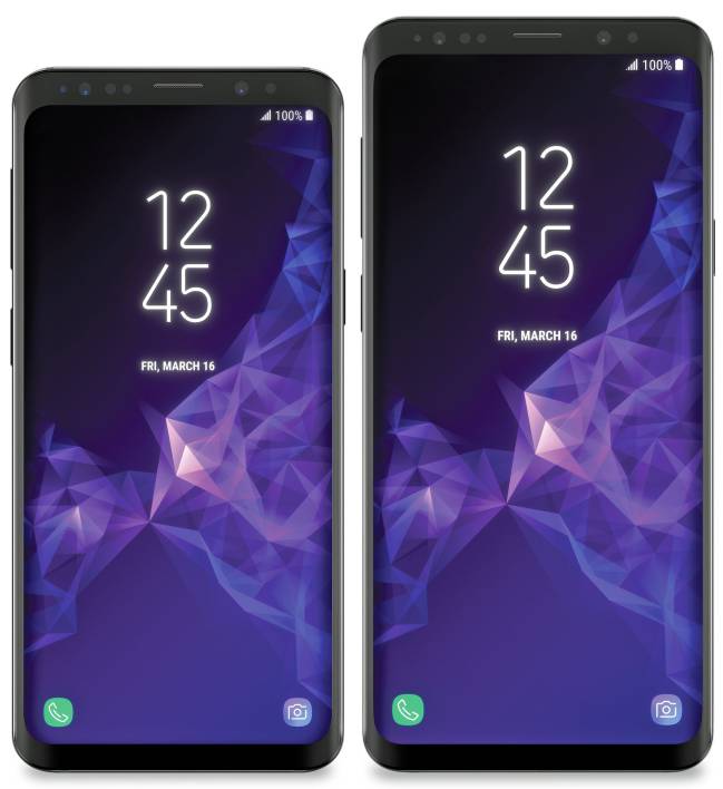 samsung galaxy s9 front