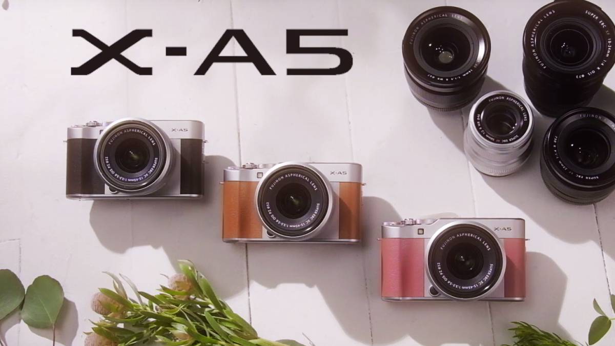 Fujifilm X-A5, retro por fuera y nueva por dentro