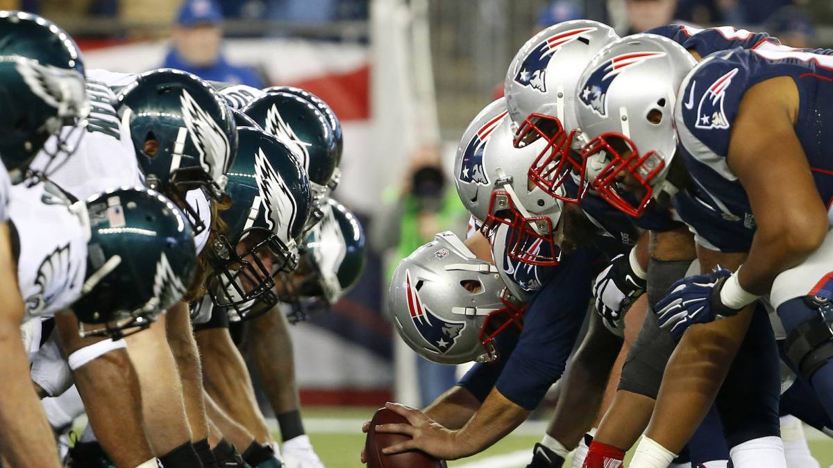 patriots eagles