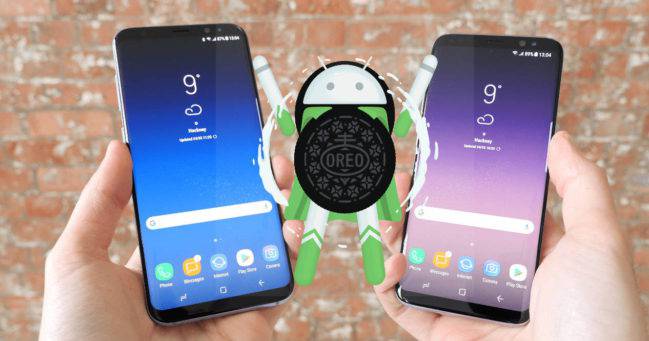 Android Oreo Galaxy S8