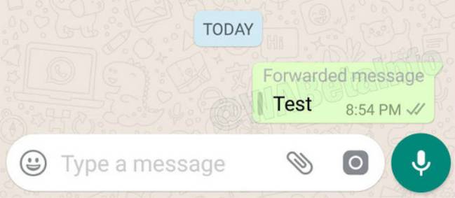 Así nos avisará WhatsApp de que un mensaje ha sido reenviado