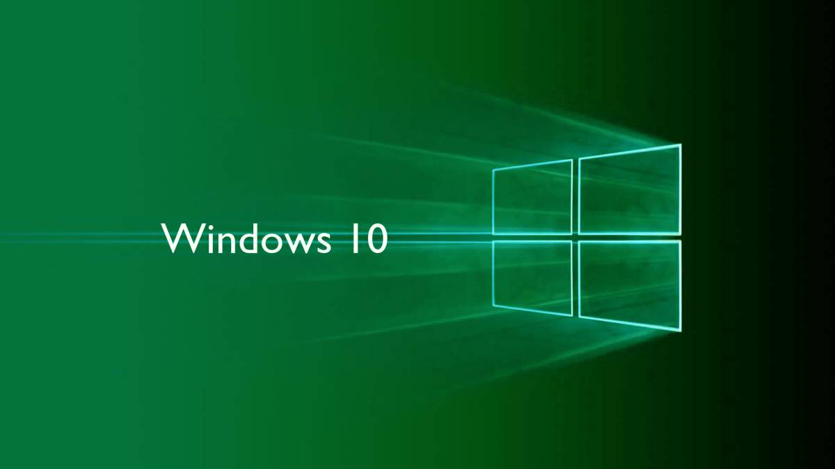 windows 10 green
