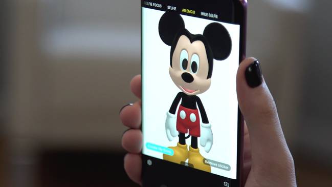 Emoji AR Disney en el Samsung Galaxy s9