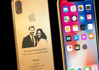 iPhone X Royal Wedding, un iPhone de oro de 24k para la boda Real de Harry y Meghan