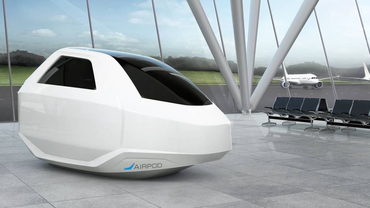 AirPod, la curiosa cápsula para trabajar y dormir en los aeropuertos