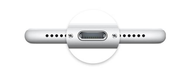 Puerto Lightning de un iPhone