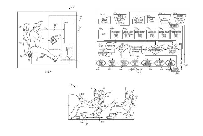 ford patente asiento