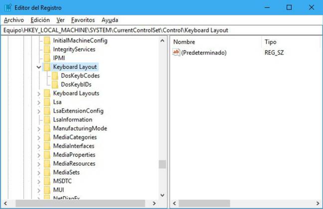keyboard layout