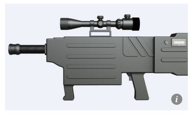 El ZKZM-500, el primer rifle láser del mundo