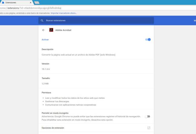 modo incognito extension