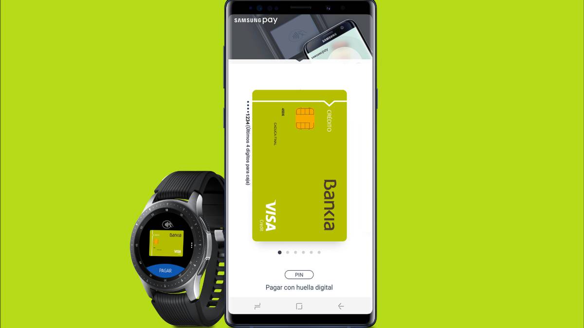 Samsung Pay ya está disponible para todos los clientes de Bankia