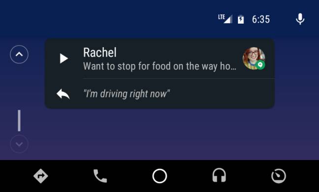 andoid auto msgs