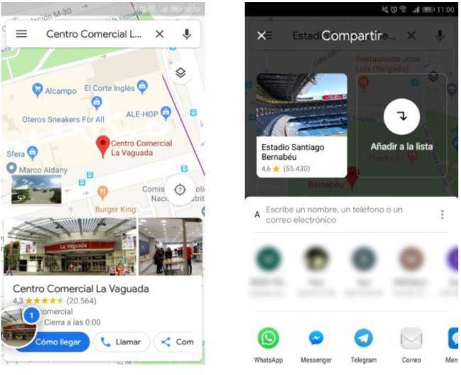 gmaps envío múltiple
