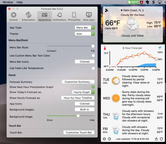 apps tiempo mac