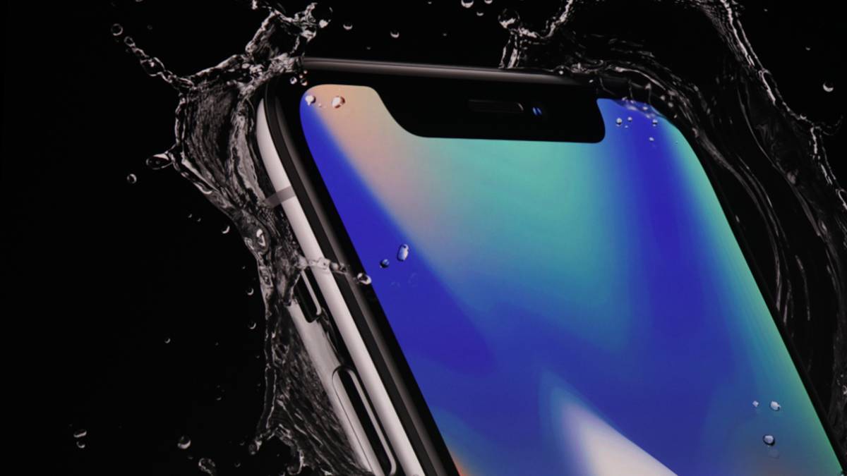 iphone x agua
