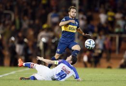 Fuenzalida recibió elogios del entrenador de Boca Juniors