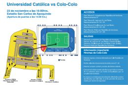 Lo que tienes que saber para ir al duelo entre la UC - Colo Colo