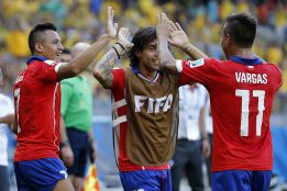 Alexis y Vargas están entre los máximos goleadores del 2014