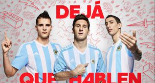 Argentina presenta nueva camiseta para Copa América