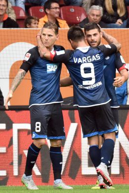 Vargas fue determinante en el primer triunfo del Hoffenheim