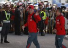 Más de un centenar de hinchas recibió a la Roja en Uruguay