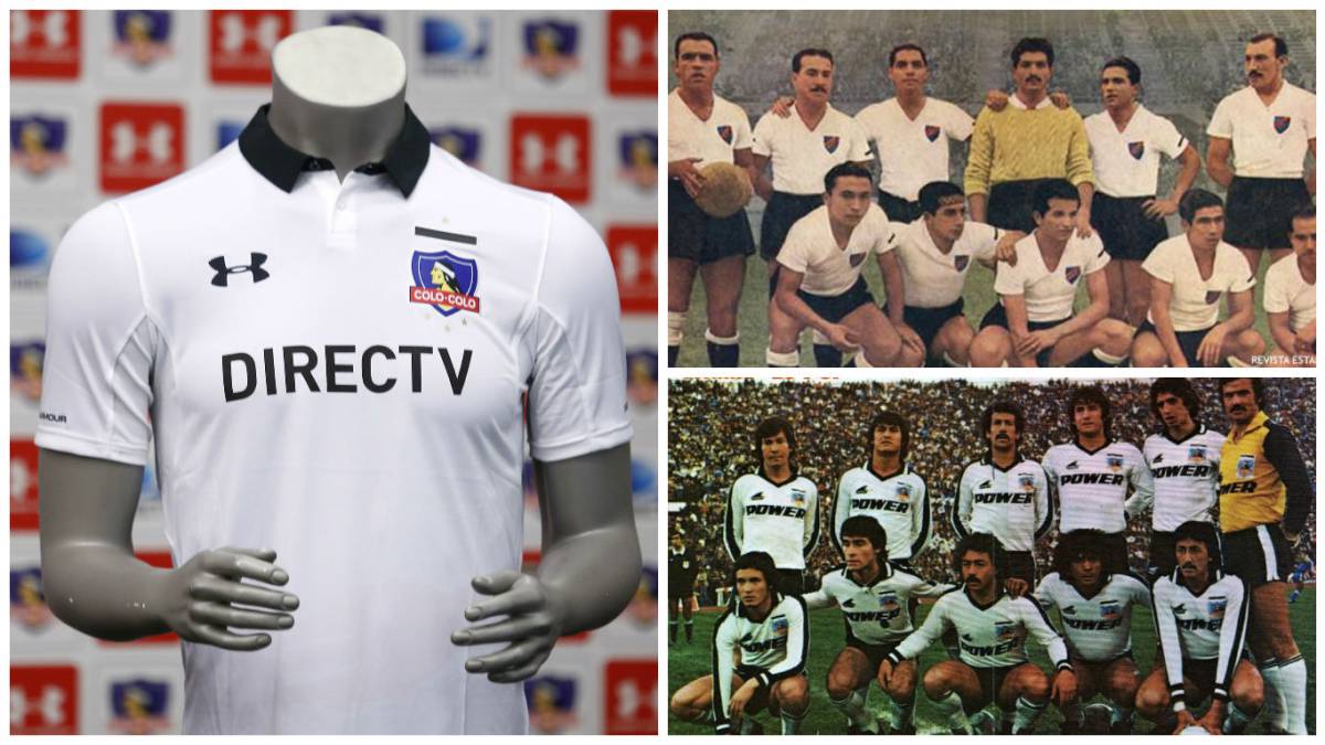 Así ha evolucionado la camiseta de Colo Colo