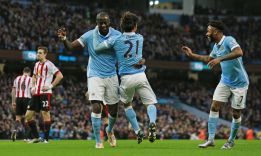 Pellegrini celebra y el City no se despega de la lucha