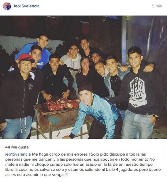 Valencia "incendia las redes" con particular defensa en Instagram
