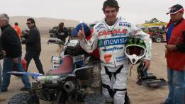 Ignacio Casale brilla en el Rally de Qatar: ganó en quads