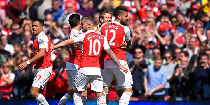 Alexis y Giroud lideran triunfo de Arsenal que quedó segundo