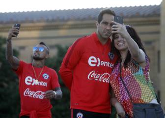 La visita de la Roja a la estatua de Rocky