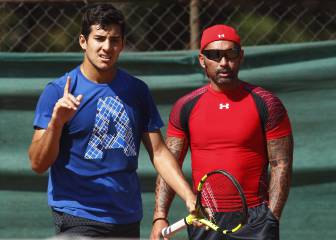 Garín se baja de Copa Davis y será reemplazado por Sáez