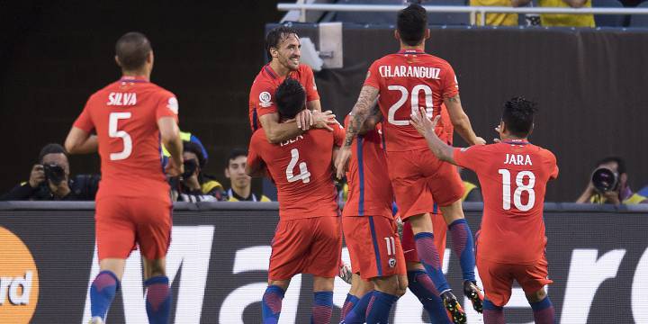 Chile vence a Colombia y repite la final contra Argentina