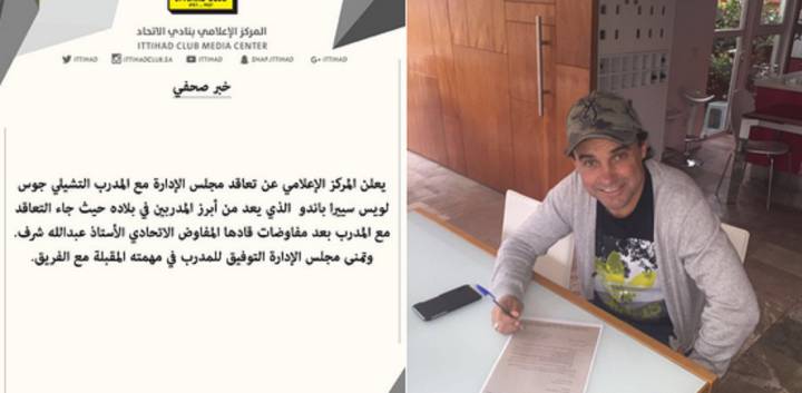 José Luis Sierra firma “carta de compromiso” con club árabe