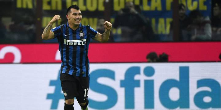 Gary Medel se reintegró a las prácticas del Inter de Milán