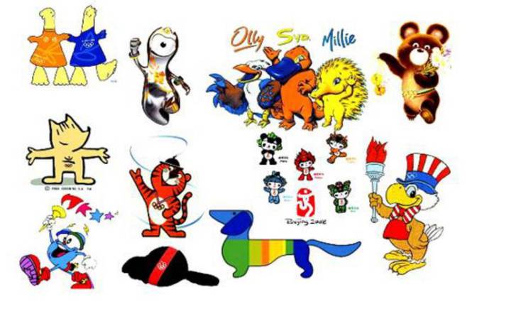 Estas son todas las mascotas de los Juegos Olímpicos