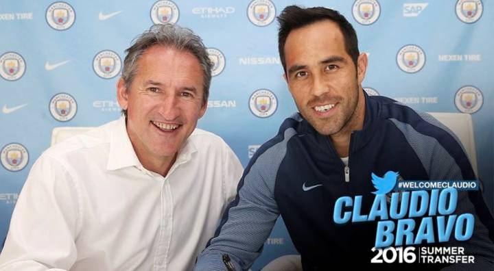 Claudio Bravo fue oficializado como nuevo refuerzo del City