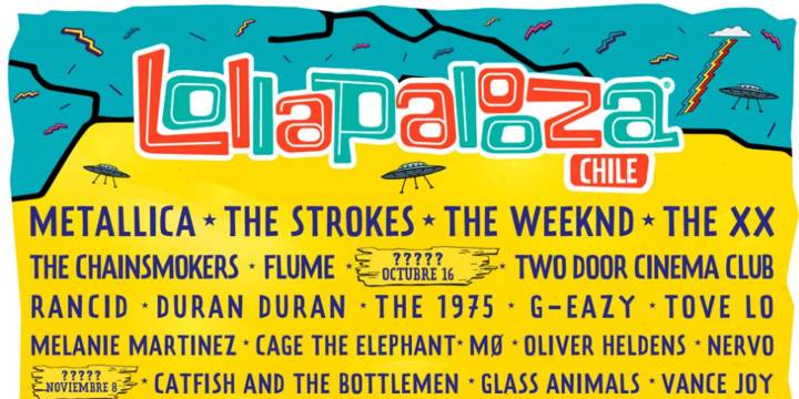 Cartel Lollapalooza 2017: Metallica y The Strokes encabezan festival