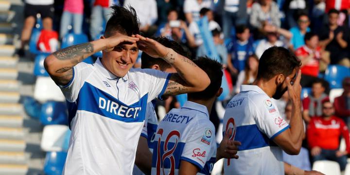Castillo anotó un gol en su histórico partido por la UC