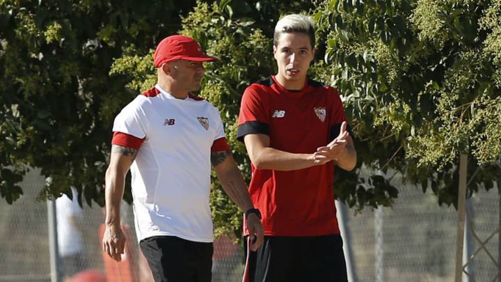 Sampaoli sufre con la ausencia de Nasri para la Champions