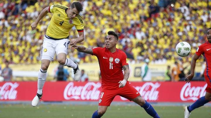 Resumen del Colombia 0-0 Chile, resultado resumen y crónica del partido clasificatorio para el Mundial de Rusia 2018