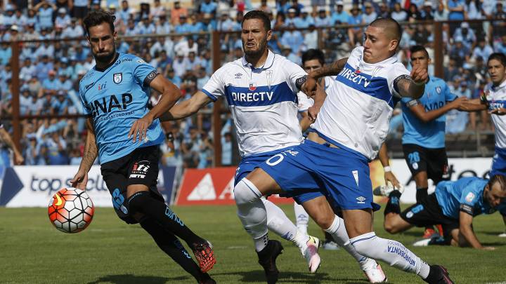 El duelo entre Deportes Iquique y Universidad Católica finalizó por 6-2, en un duelo válido por el Torneo de Apertura, que se disputó hoy 04/12/2016.