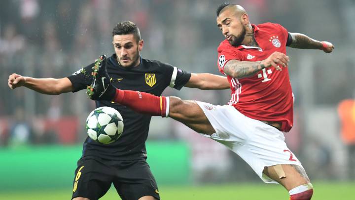 Arturo Vidal fue titular en triunfo del Bayern Munich sobre Atlético