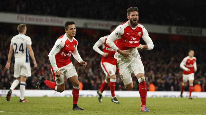 Arsenal de Sánchez venció y queda tercero en la Premier