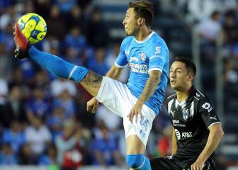 Cruz Azul de Rodríguez salva un empate ante Monterrey