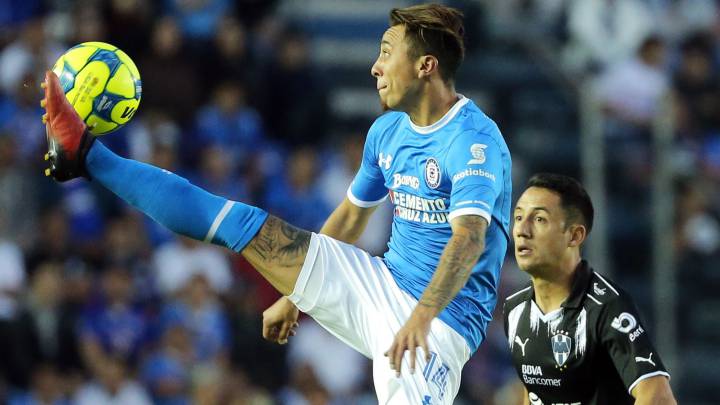 Cruz Azul de Rodríguez salva un empate ante Monterrey