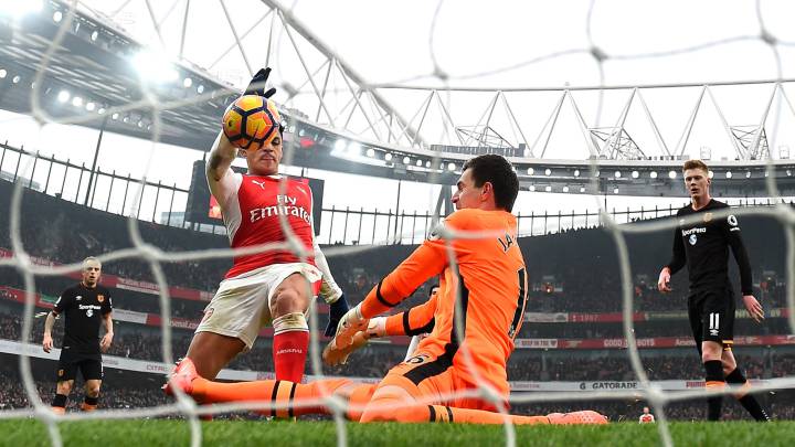Wenger y el gol con la mano de Alexis Sánchez: "No lo vi"