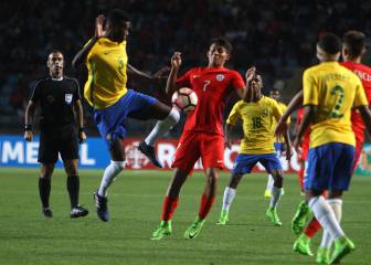 Brasil aplasta a Chile en el cierre del Sudamericano Sub 17